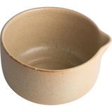 Toganoo Tea Büyük Boy Seramik Matcha (Maça) Kasesi (Chawan) - 500 ml Geniş Ağızlı Japon Çay ve Latte Fincanı - Krem