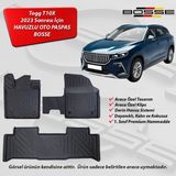Togg T10X Paspas Araca Özel SUV 2023 Ve Sonrası BOSSE 3D Havuzlu Oto Paspas - Siyah