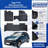 Togg T10X Paspas Araca Özel Suv 2023 ve Sonrası Derin Havuzlu Premium Oto Paspas - Siyah