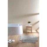 Togo 2’li Takım Banyo Paspası %100 Pamuk 40x60 + 60x90 Gri