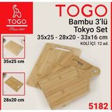 Togo 3lü Bambu Tokyo Set
