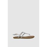 TOGO Gri Kadın Düz Sandalet [TG050759]