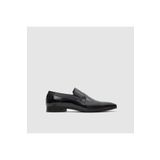 TOGO Siyah Hakiki Deri Erkek Klasik Loafer Ayakkabı [052173]