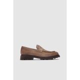 TOGO Sütlü Kahve Erkek Loafer Ayakkabı [TG052150]