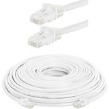 Tograt 50 Metre Cat6 Ethernet Internet Lan Network Patch Kablo - Fabrikasyon - 50MT - Beyaz