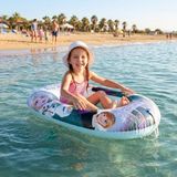 Toha Frozen Elsa Şişme Bot 112 cm Şişirilmiş Tabanlı Çocuk Deniz Havuz Plaj Botu Şişme Deniz Yatağı Oyuncak Bot Henüz Değerlendirilmemiş Ilk Sen Değerlendir