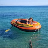 Toha Intex Explorer 300 Şişme Bot 3 Kişilik Kürek & Şişirme Pompası Şişme Tekne Seti 211X117 cm 186 kg