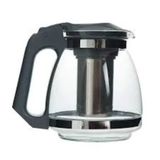 Tohana 1500 ml Siyah Cam Demlik
