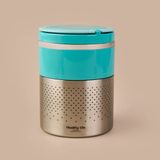 Tohana 2 Katlı Çelik Yemek Termosu - Mavi - 1,5 Lt - Çok Renkli