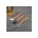 Tohana 3'lü Silikon Spatula Seti Bambu