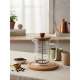 Tohana Akasya Kapaklı French Press 600 ml - 001-Renkli