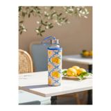 Tohana H2O 500 ml Limon Desen Kılıflı Cam Matara