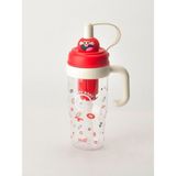 Tohana H2o Sevimli Desenli Polikarbon Matara 1000 Ml Kahverengi - Kırmızı
