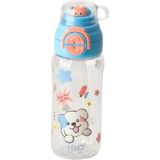 Tohana H2O Sevimli Desenli Polikarbon Matara 650 ml - Mavi
