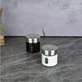 Tohana Metal Kaplı Cam Baharatlık * 5,5 cm - Beyaz
