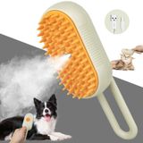 TOHDNC Cat Steam Brush, 3'ü 1 arada sprey kedi fırçası, su spreyli, kendi kendini temizleyen buharlı evcil hayvan fırçası, düğümleri gidermek için kedi bakım fırçası, gevşek saçlar