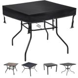 TOHONFOO Kare Veranda Masa Örtüsü - Su Geçirmez Anti-UV Veranda Masa Örtüsü - Dış Mekan Masa Örtüsü 36" U x 36" G x 6" Y