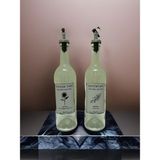 Tohum Bul Damlatmaz Sızdırmaz Yağdanlık 2 ADETX750 ml Şeffaf Renkli Yağ Şişesi