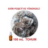 Tohum Gübre 100 Ml Sıvı Istiridye Kayın Kavak Mantarı Tohumu + Ekim Poşeti + Yönerge