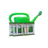 Tohum Seti Bahçe Sulama Bidonu 10Lt+ Roka+ Havuç+ Semizotu+ Maydanoz+ Dereotu+ Marul Tohumları 10Grlık