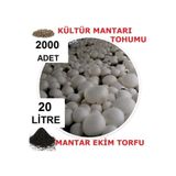Tohumgübre 20 Litre Ekim Torfu Ve 2000 Adet Kültür Mantarı Tohumu Ile Eğitim Kılavuzu