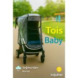 Tois Baby Lüks Çift Fermuarlı Bebek Arabası Yağmurluğu