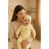 Tois Baby Organik Hastane Çıkışı Bebek Takımı 0-3 Ay Sarı Renk