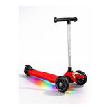 Tois Baby Tois ColorWase Led Işıklı 4 Kademe Ayarlanabilir 3 Tekerlekli Scooter - Kırmızı