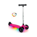 Tois LED Işıklı Lumi Scooter – Direksiyondan Yön Verilebilen, Yükseklik Ayarlı 3 Tekerlekli Çocuk Scooter siyah
