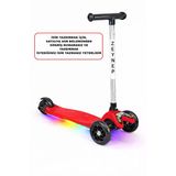Tois Neo İsme Özel Işıklı Scooter 3 Tekerlekli Yükseklik Ayarlı Çocuk Scooterı