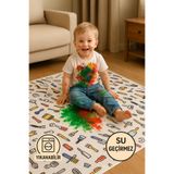 Tois Yıkanabilir Çocuk Aktivite Örtüsü | Boyama, Piknik Ve Mama Sandalyesi Örtüsü | 140x140 Cm