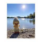 TOIVOS El Yapımı Amigurumi Örgü Oyuncak (22cm) | Ponponlu Bere | Bebek Odası Hediye
