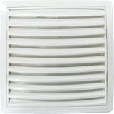 Tok Pazar Havalandırmalı Ayarlı Beyaz Kare Plastik Baca Deliği Kapağı 16X16 Cm