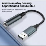 Tok Usb'den 3,5 Mm'ye Ses Jak Adaptörü USB A'dan 3,5 Mm'ye Aux Kablosu Usb'den Ses Jak Adaptörüne Kulaklik USB Harici Ses Karti Bilgisayar Için - Siyah