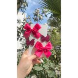 Toka Perisi Clara Fuşya Klips toka seti( 5/3 cm metal toka)