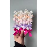 Toka Perisi Pembe Tonlar Kurdela Fiyonk 10 adet 3cm Metal Klips(ekru,somon,pembe,lila,fuşya)