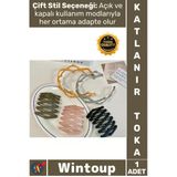 #Toka Pratik Konforlu Esnek Şık Taşınabilir Cep Çanta Tipi Modern Tasarım Katlanabilir Taç Toka