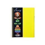 Tokaç A4 4 1 Konulu 125 Yaprak Defter 125 Sayfa 4 Kareli 1 Çizgili Kırmızı