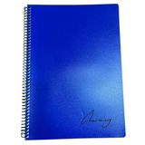 Tokaç A4 Pp Kapak Spiralli 120 Yaprak Defter Kareli Tok-220-Lacivert