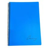 Tokaç A4 Pp Kapak Spiralli 120 Yaprak Defter Kareli Tok-220-Mavi