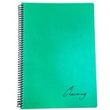 Tokaç A4 Pp Kapak Spiralli 120 Yaprak Defter Kareli Tok-220-Yeşil