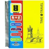 Tokaç A4 Spiralli Pp Kapak Ayraçlı 8 Bölmeli Defter 240 Yaprak 70 Gram