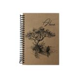Tokaç Kraft Spiralli Defter 80 Yaprak Çizgili 14 X 21 Cm (A5)