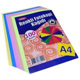 Tokaç Renkli A4 Fotokopi Kağıdı - 100 sayfa