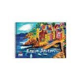 Tokaç Telli Çek Kopart Resim Defteri 25x15 cm 15 Yaprak