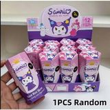 Tokacım43 Kuromi Hippers Sonny Angel Harvest Telefon Tablet Oyuncak Figürü Yapışkanlı Harvest Sanrio (1 Adet) Kawaii Kore Tarzı - Bebek Pembe