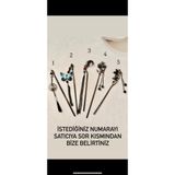 tokambyelifderin Black Magic Siyah Metal Kadın Saç Çubuğu Dalgalı Magic Kadın Saç Çubuğu (Tekli)