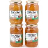 Tokasya Doğal Cevizli Elma Reçeli 420 G (4 Lü Kavanoz) - 40 gr