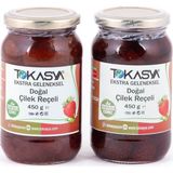 Tokasya Doğal Çilek Reçeli 450 g (2 li Kavanoz) - 450 gr