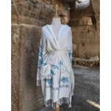 Toker Home Collection Peştemal Bornoz - Beyaz - S